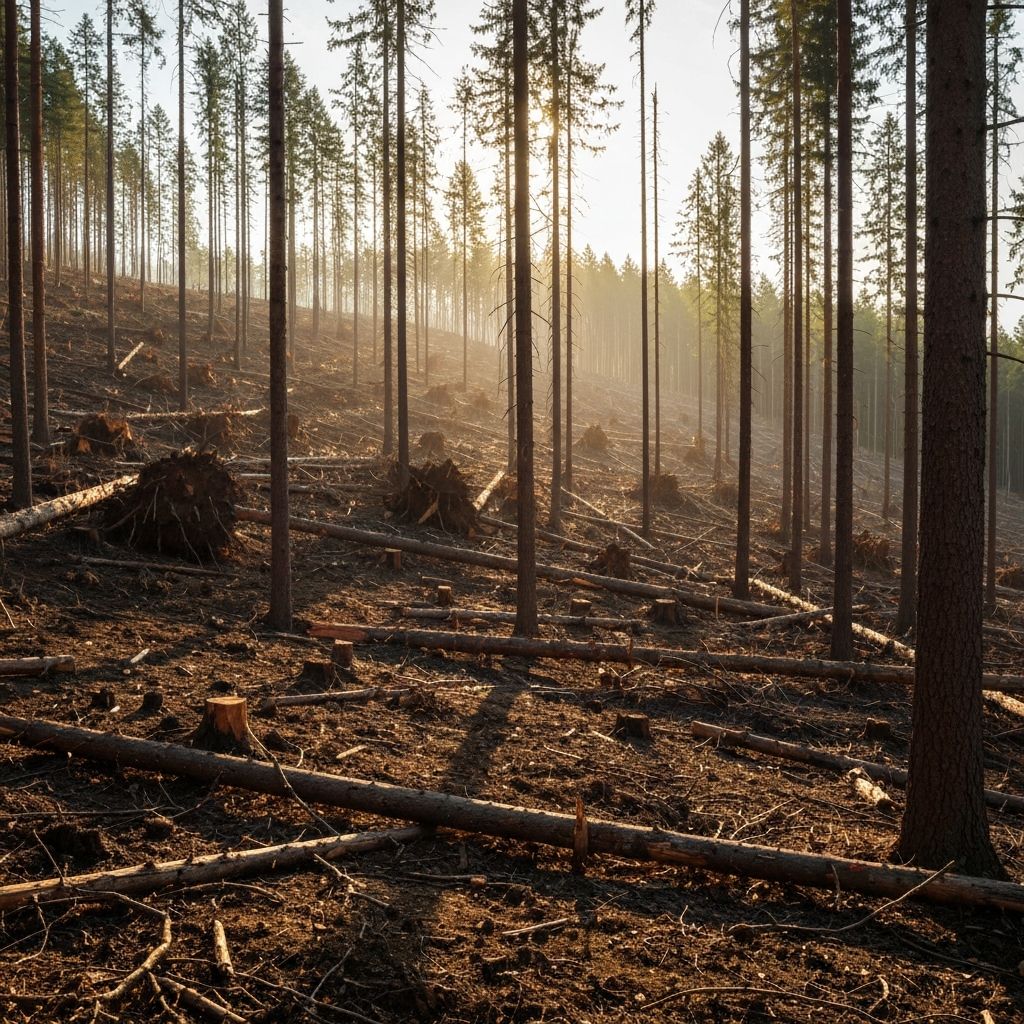 Environmental impact of forestry slash